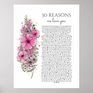 30 redenen waarom we van je tattoo-cadeau houden poster
