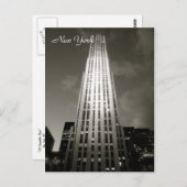 30 Rockefeller Plaza Briefkaart (Voorkant / Achterkant)