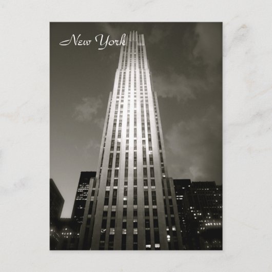 30 Rockefeller Plaza Briefkaart (Voorkant)