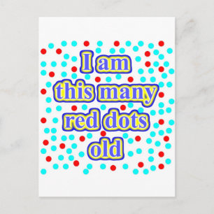 30 rode Stippen Briefkaart