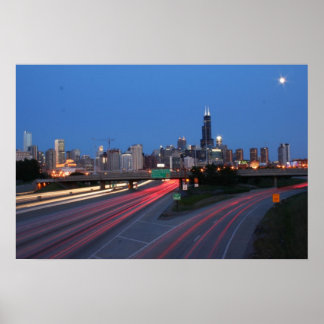 30 seconden schot - Chicago Poster