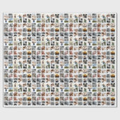 30 Square Photo Collage Cadeaupapier (Vlak)