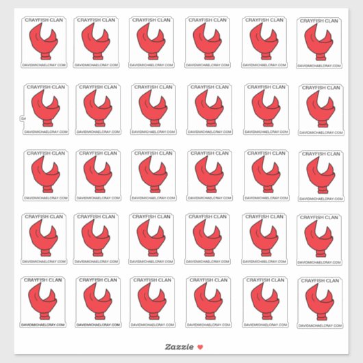 30 STICKERS DE POISSON D'ARGENT SUR UNE FEUILLE DE (Feuille)