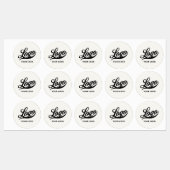 30 Stickers imperméables Business Logo Water Bottl (Feuille)