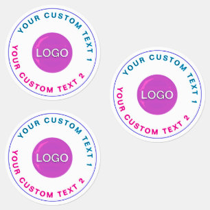 30 Stickers imperméables (Logo d'entreprise élégan