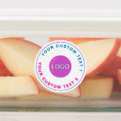 30 Stickers imperméables (Logo d'entreprise élégan (Apposé)