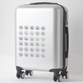 30 Stickers Vinyle taillé sur mesure (Sur valise)