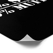 30% Stud 70% Muffin Funny Father's Day Valentines Poster (Hoek)