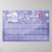 30 Tables Mariage Tableau de sièges Couple Mason J (Devant)