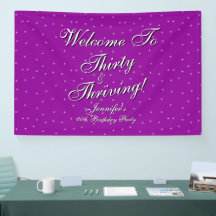 30 & Thriving Pink Paarse 30e verjaardag