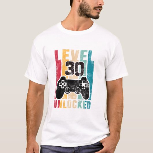 30 Unlocked 30 jaar oude Bday T-shirt (Voorkant)