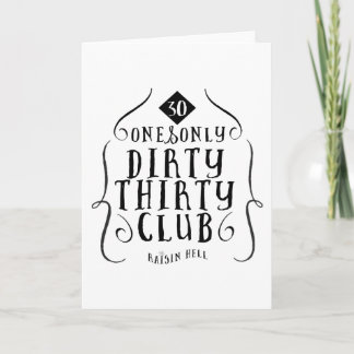 30 verjaardag 30 Jaar Oude Vuile 30 Kaart
