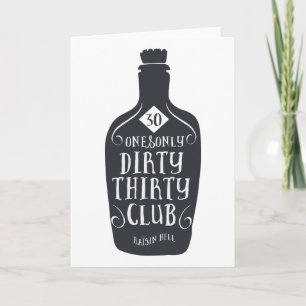 30 verjaardag 30 Jaar Oude Vuile 30 Kaart