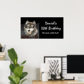 30 Verjaardag Banner Leider van de Roedel Wolf Pre Poster (Thuiskantoor)