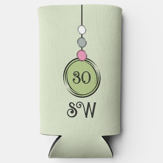 30 verjaardag voeg initialen toe om het even welke (Voorkant)