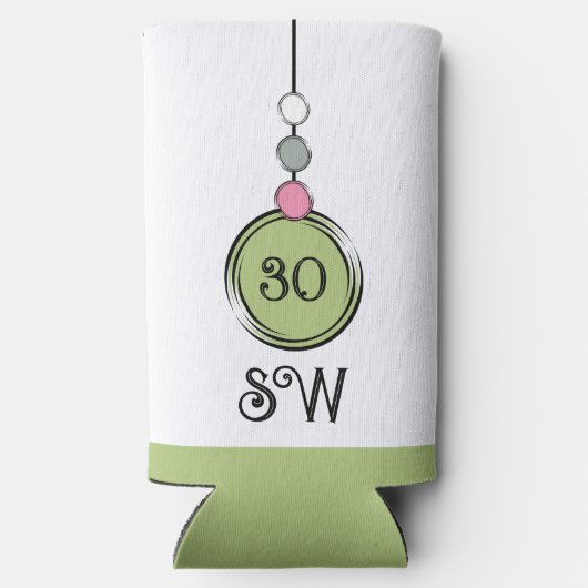 30 verjaardag voeg initialen toe om het even welke (Achterkant)