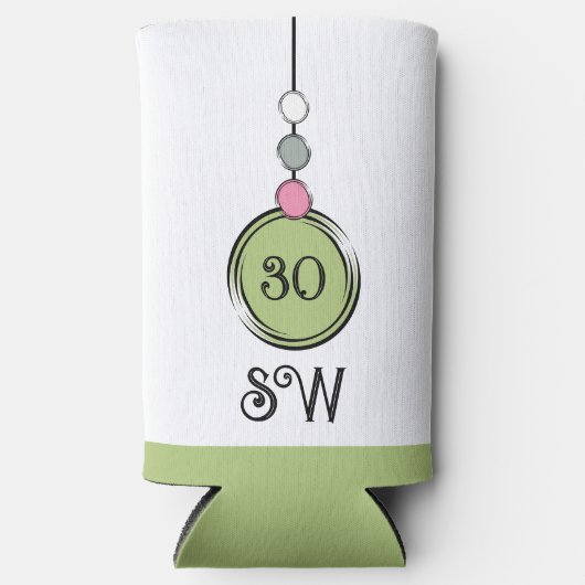 30 verjaardag voeg initialen toe om het even welke (Voorkant)