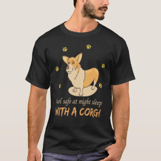 30 Voel je veilig 's nachts Slaap met een Corgi T-shirt