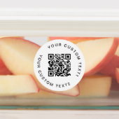 30 Waterbestendige Stickers Business QR Code Compa (Aangebracht)