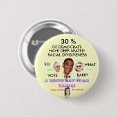 30 % wijziging van de speling ronde button 5,7 cm (Voorkant /achterkant)