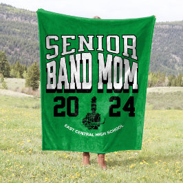 30 "x40" School Band Senior Mom Stadion Fleece Deken