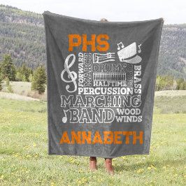 30 "x40" School Band Stadion Fleece Deken
