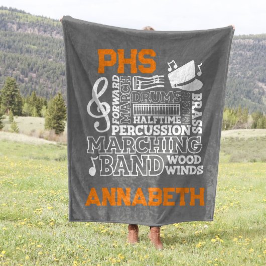 30 "x40" School Band Stadion Fleece Deken