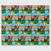 30 x 15-inch wrapppapier cadeaupapier (Vlak)