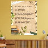 30 x 40 Canvas - Het Gebed van de Heer Afdruk (Insitu (Woonkamer))