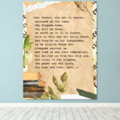 30 x 40 toile Imprimer - La prière du Seigneur (Insitu (Plancher de Bois))