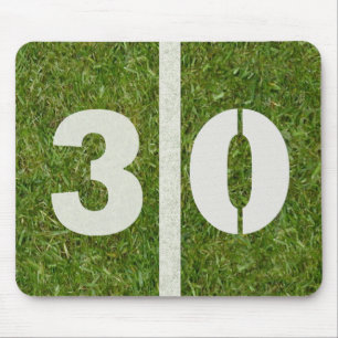 30 Yard Line Football Field Mousepad Muismat