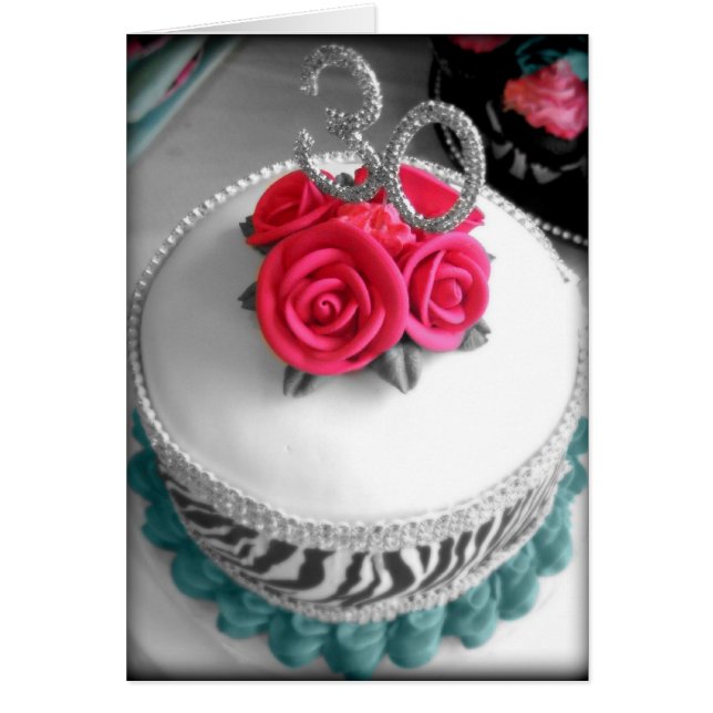 30 Zebra Stripe Cake (Voorkant)