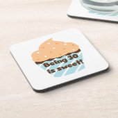 30 zijn is zoete T-shirts en cadeautjes Drankjes Onderzetter (Linkerzijde)