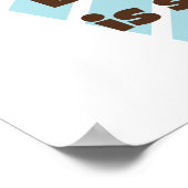 30 zijn is zoete T-shirts en cadeautjes Poster (Hoek)