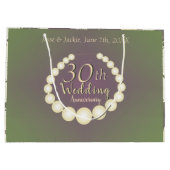 30e/12e Anniversaire de perles Sac cadeau (Dos)