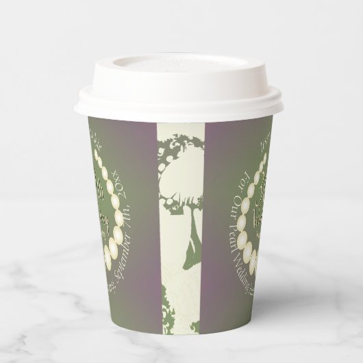 30e/12e Pearl Jubileum Papieren beker (Links)