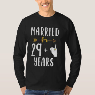30e 30 jaar huwelijkshuwelijk Jubileum gehuwde ech T-shirt