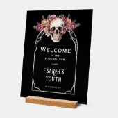 30e anniversaire Affiche de bienvenue funéraire (Angle)