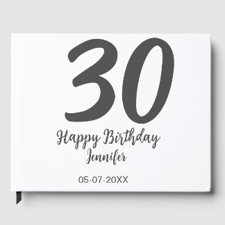 30e anniversaire ajouter nom date année noir modèl