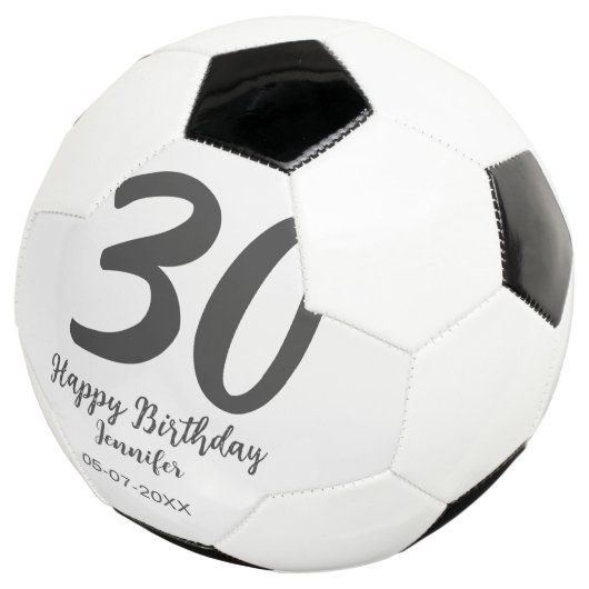 30e anniversaire ajouter nom date année noir modèl (3/4)