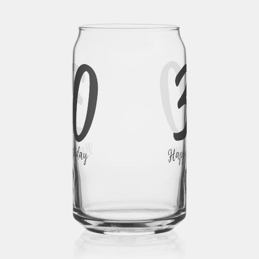 30e anniversaire ajouter nom date année noir modèl (Droite)