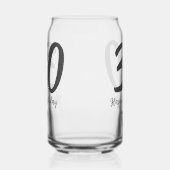 30e anniversaire ajouter nom date année noir modèl (Gauche)