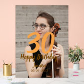 30e anniversaire ajouter nom date année photo blan (Mariage)