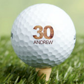 30e anniversaire balles de golf 30 ans golfer cade