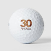 30e anniversaire balles de golf 30 ans golfer cade (Devant)