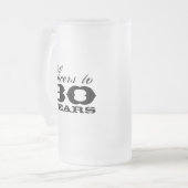 30e anniversaire Beer Mug pour hommes | À trente (Devant gauche)