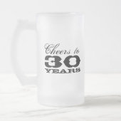30e anniversaire Beer Mug pour hommes | À trente (Gauche)