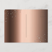 30e anniversaire bronze brun noir bulle invitation (Dos)