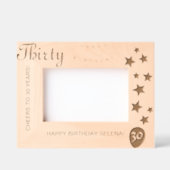 30e anniversaire cadre de conservation gravé (Recto)