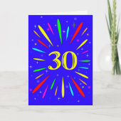 30e anniversaire carte d'explosion (Devant)